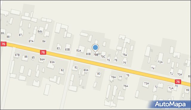 Sięciaszka Pierwsza, Sięciaszka Pierwsza, 79B, mapa Sięciaszka Pierwsza