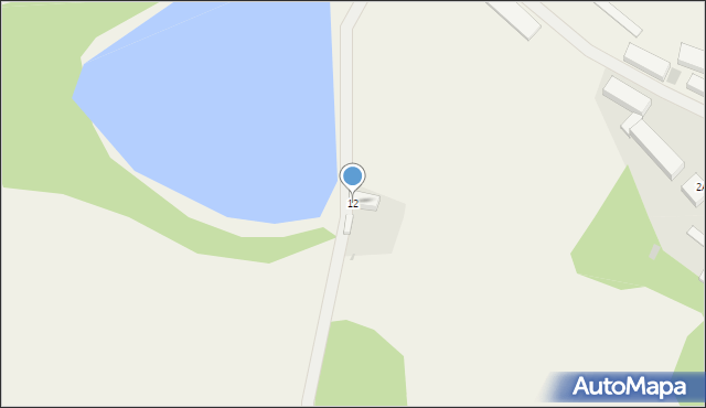 Siecieborzyce, Siecieborzyce, 12, mapa Siecieborzyce