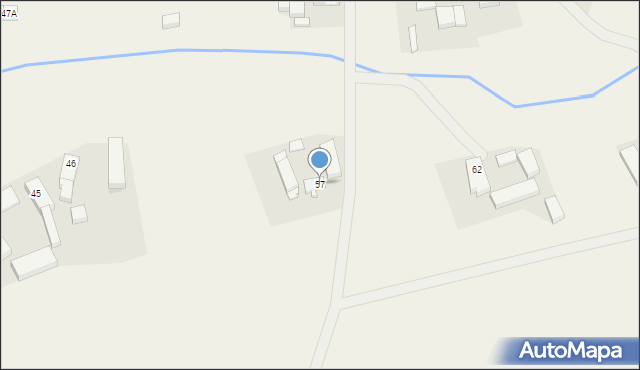 Siecieborzyce, Siecieborzyce, 57, mapa Siecieborzyce