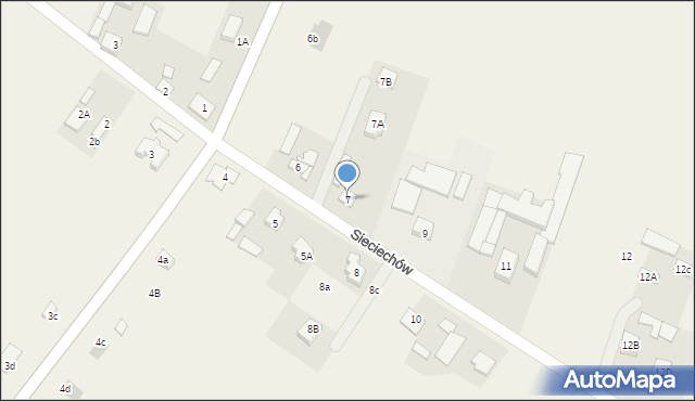 Sieciechów, Sieciechów, 7, mapa Sieciechów