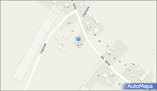 Sieciechowice, Sieciechowice, 9b, mapa Sieciechowice