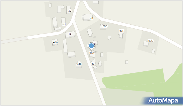 Sieciemin, Sieciemin, 50A, mapa Sieciemin