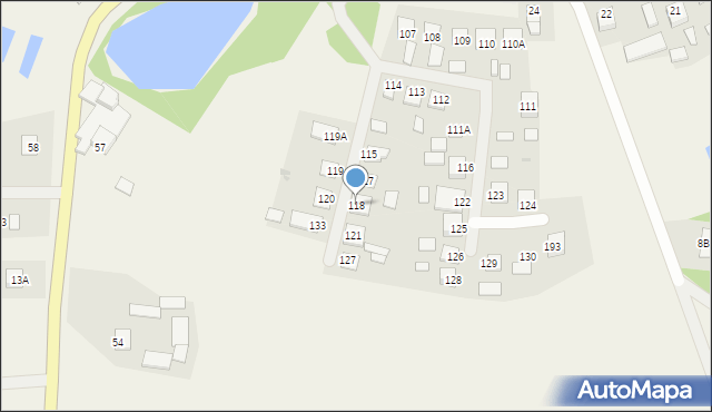 Siecień, Siecień, 118, mapa Siecień