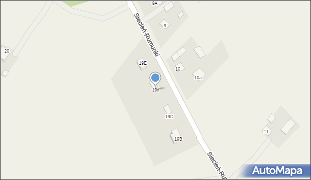 Siecień-Rumunki, Siecień-Rumunki, 19d, mapa Siecień-Rumunki