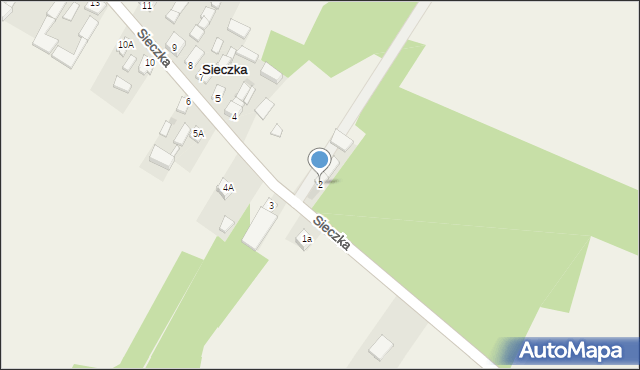 Sieczka, Sieczka, 2, mapa Sieczka