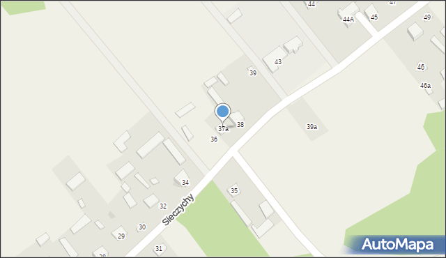 Sieczychy, Sieczychy, 37a, mapa Sieczychy