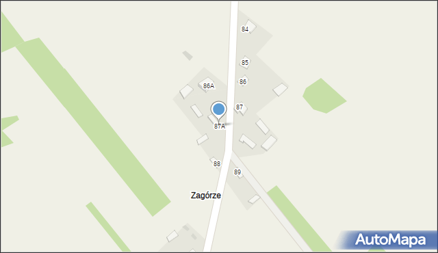 Sieczychy, Sieczychy, 87A, mapa Sieczychy