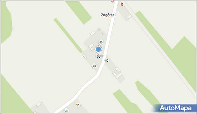 Sieczychy, Sieczychy, 91A, mapa Sieczychy