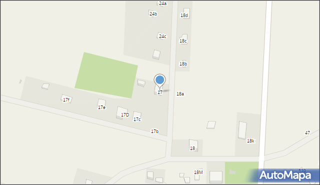 Siedlątków, Siedlątków, 17, mapa Siedlątków