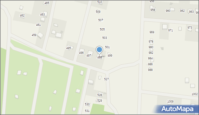 Siedlątków, Siedlątków, 498, mapa Siedlątków