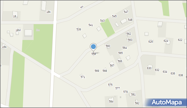 Siedlątków, Siedlątków, 558, mapa Siedlątków