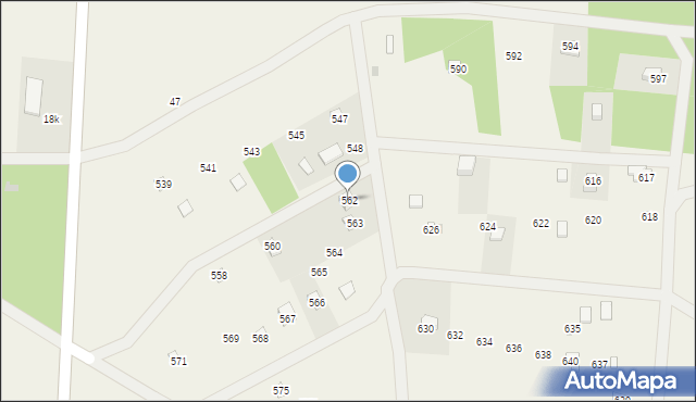 Siedlątków, Siedlątków, 562, mapa Siedlątków