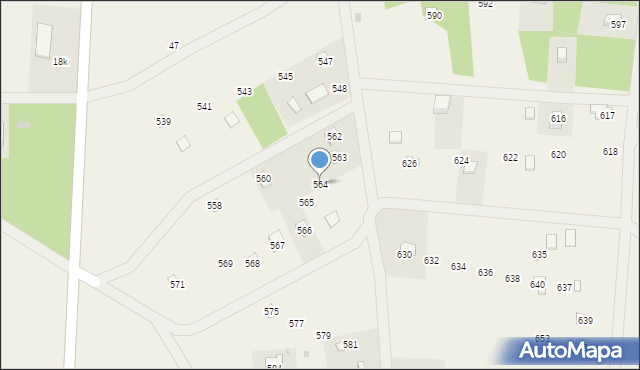 Siedlątków, Siedlątków, 564, mapa Siedlątków