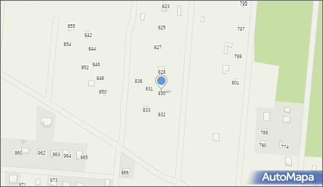 Siedlątków, Siedlątków, 830, mapa Siedlątków