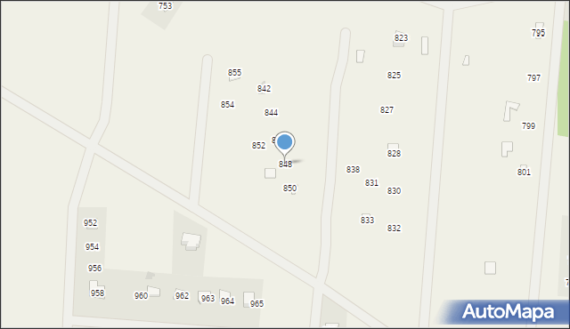 Siedlątków, Siedlątków, 848, mapa Siedlątków