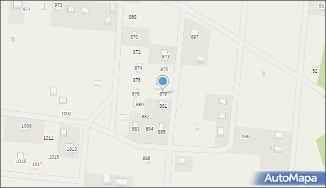 Siedlątków, Siedlątków, 879, mapa Siedlątków