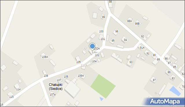 Siedlce, Siedlce, 103, mapa Siedlce