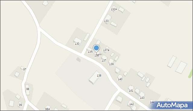 Siedlce, Siedlce, 136, mapa Siedlce