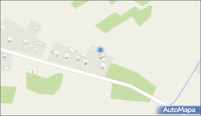 Siedlce, Siedlce, 1e, mapa Siedlce