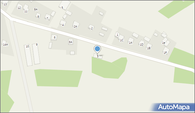 Siedlce, Siedlce, 3, mapa Siedlce