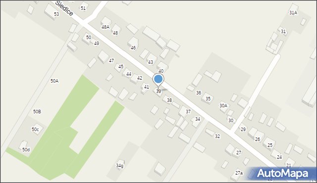 Siedlce, Siedlce, 39, mapa Siedlce