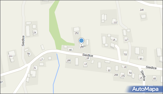 Siedlce, Siedlce, 155, mapa Siedlce