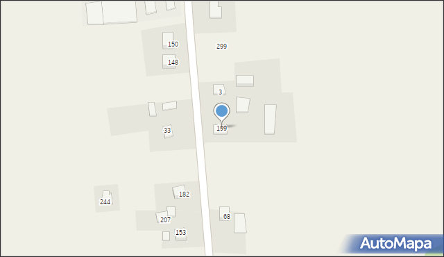 Siedlce, Siedlce, 199, mapa Siedlce