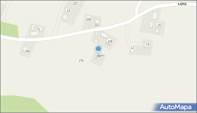 Siedlce, Siedlce, 256, mapa Siedlce