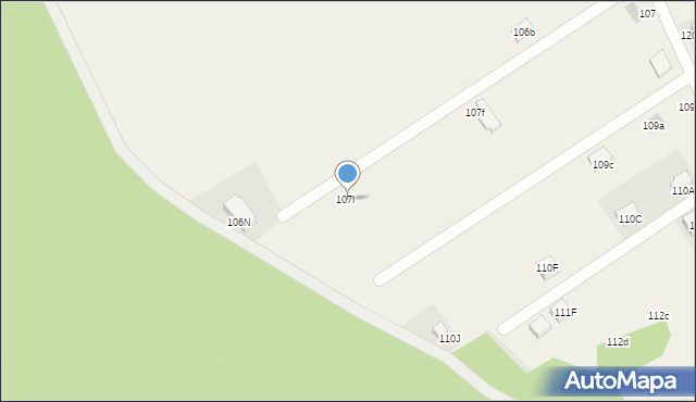 Siedlce, Siedlce, 107l, mapa Siedlce