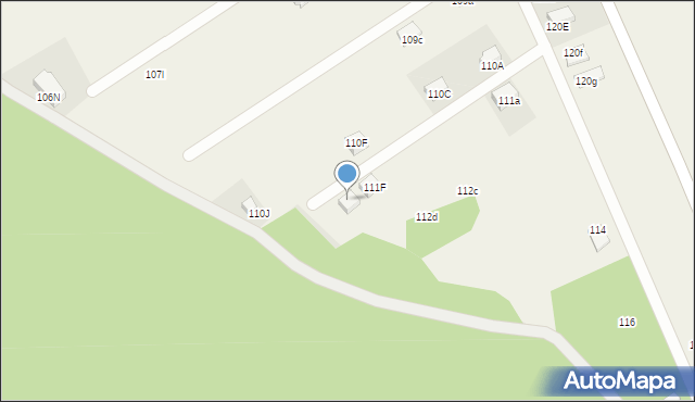 Siedlce, Siedlce, 111G, mapa Siedlce