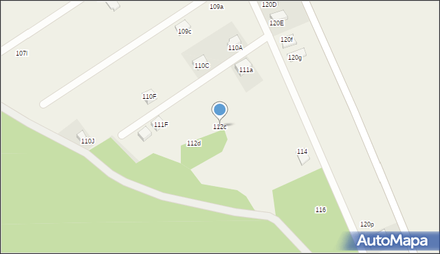 Siedlce, Siedlce, 112c, mapa Siedlce