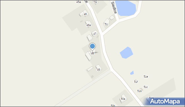 Siedlce, Siedlce, 48, mapa Siedlce