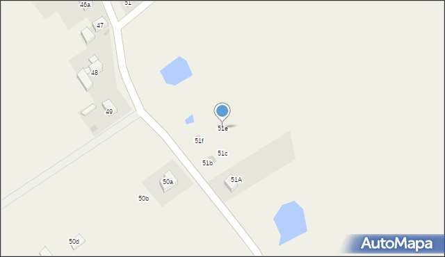 Siedlce, Siedlce, 51e, mapa Siedlce