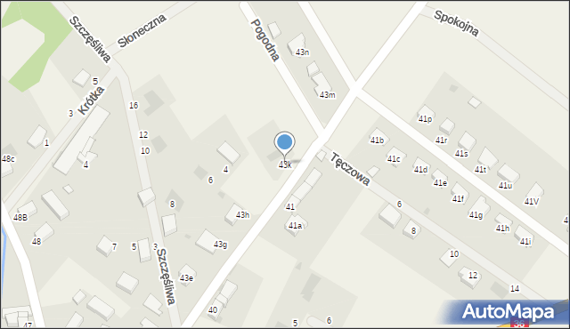 Siedlce, Siedlce, 43k, mapa Siedlce