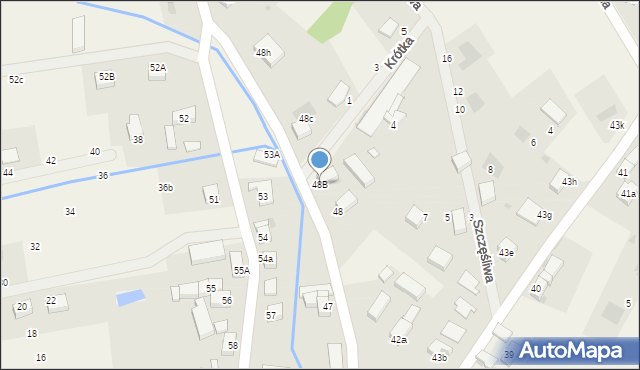 Siedlce, Siedlce, 48B, mapa Siedlce