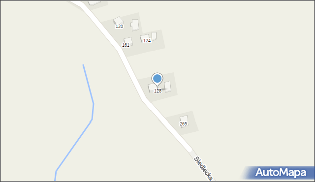 Siedlec, Siedlec, 128, mapa Siedlec