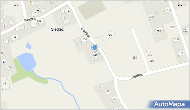 Siedlec, Siedlec, 146, mapa Siedlec