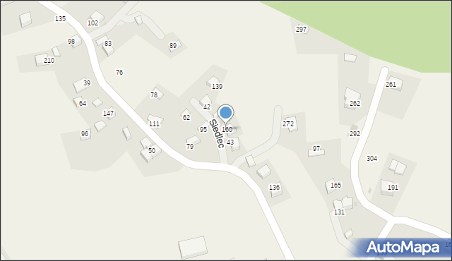 Siedlec, Siedlec, 160, mapa Siedlec