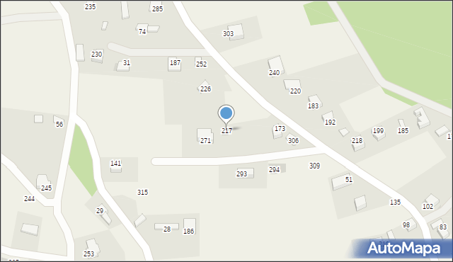 Siedlec, Siedlec, 217, mapa Siedlec