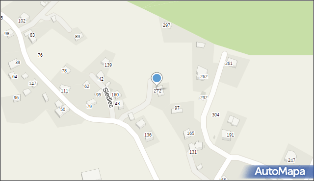 Siedlec, Siedlec, 272, mapa Siedlec