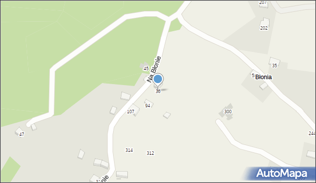 Siedlec, Siedlec, 36, mapa Siedlec