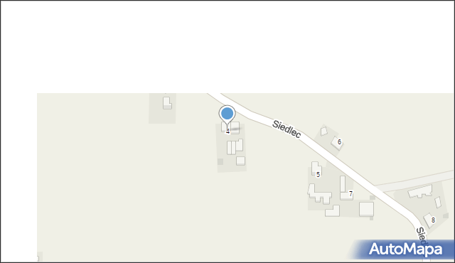 Siedlec, Siedlec, 4, mapa Siedlec
