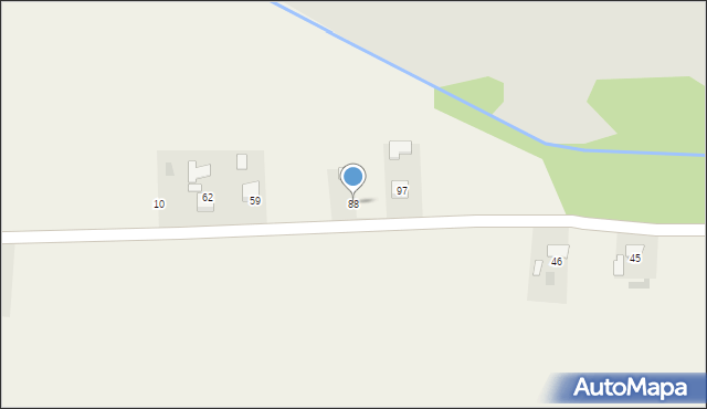 Siedlec, Siedlec, 88, mapa Siedlec