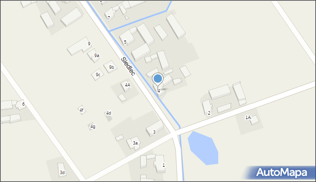 Siedlec, Siedlec, 4, mapa Siedlec