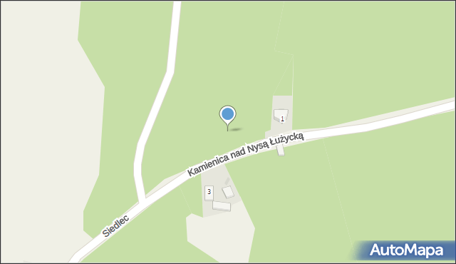 Siedlec, Siedlec, 2a, mapa Siedlec