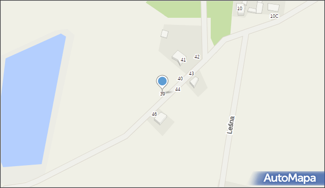 Siedleczek, Siedleczek, 39, mapa Siedleczek