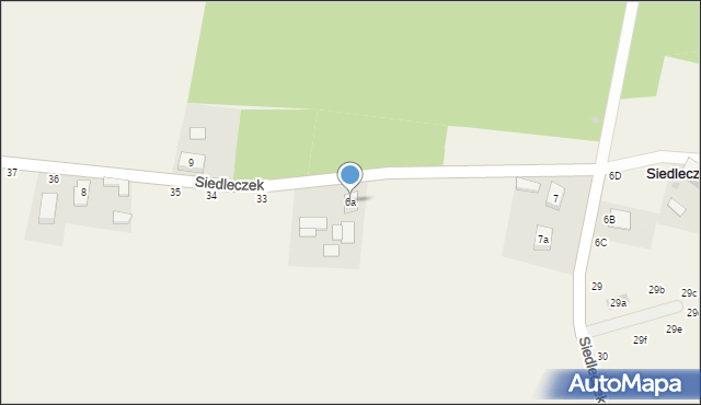 Siedleczek, Siedleczek, 6a, mapa Siedleczek