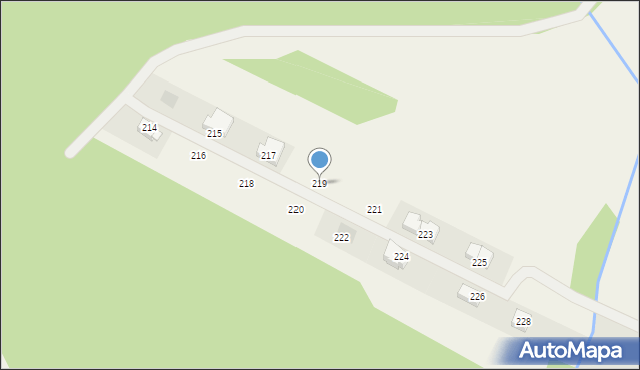 Siedlice, Siedlice, 219, mapa Siedlice