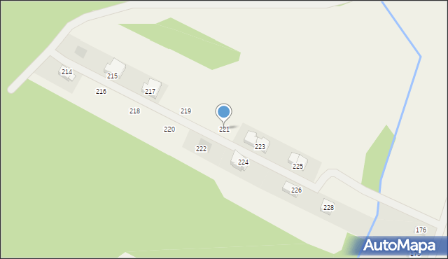 Siedlice, Siedlice, 221, mapa Siedlice