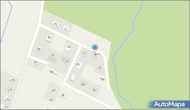 Siedlice, Siedlice, 76, mapa Siedlice